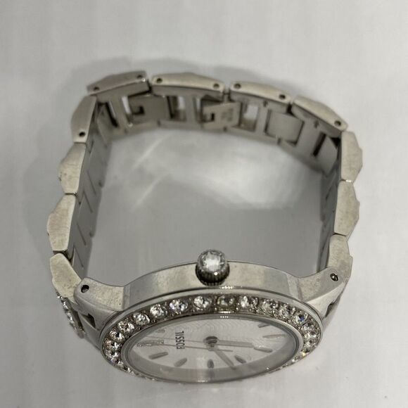 Fossil Jesse ES2362 Women Silver Stainless Steel Analog Dial Quartz Watch OP838 - Picture 8 of 12